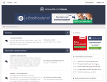 Tablet Screenshot of administratieforum.nl